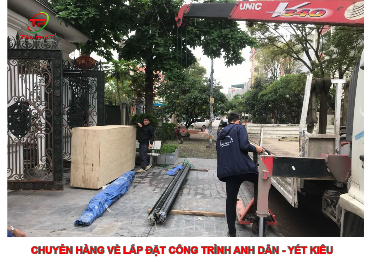 Chuyển Thang Máy Về Lắp Đặt Công Trình A Dân - Yết Kiêu