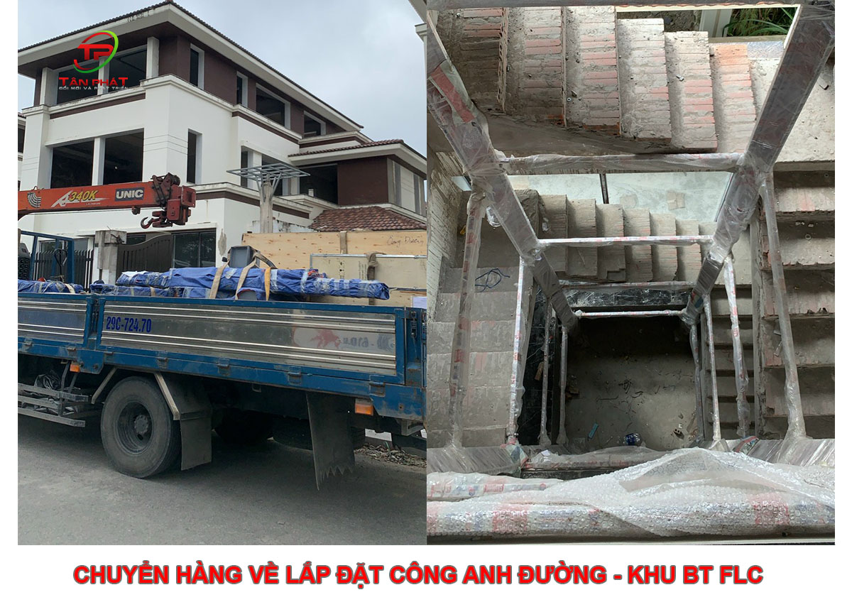 Chuyển Thang Máy Về Lắp Đặt Công Trình A Đường - Khu biệt thự FLC