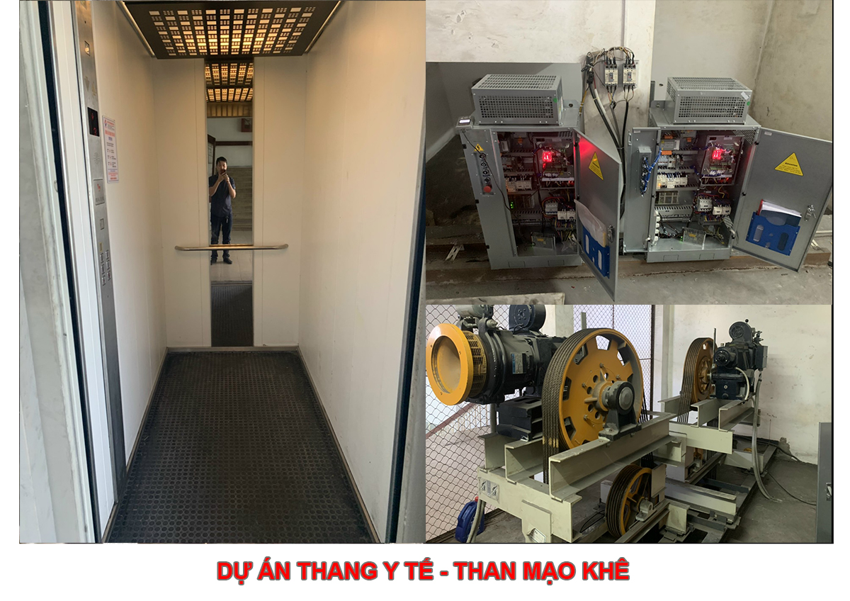 Bàn Giao Cải Tạo 2 Công Trình Thang Tải Y Tế - Than Mạo Khê