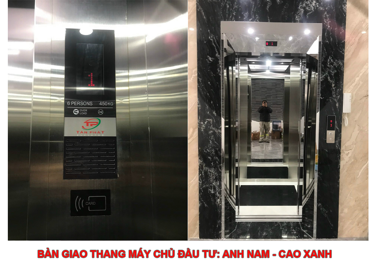 Bàn Giao Thang Máy Chủ Đầu Tư A Nam - Cao Xanh
